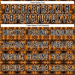 Orange Geometric Jersey Sublimation Shapes Black-White Custom Uniform Soccer Orange Geometric Jersey Sublimation Shapes Black-White Custom Uniform Soccer