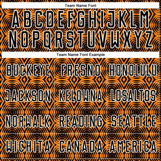 Orange Geometric Jersey Sublimation Shapes Black-White Custom Uniform Soccer Orange Geometric Jersey Sublimation Shapes Black-White Custom Uniform Soccer