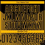 Gold Uniform Custom Jersey Geometric Lines Sublimation Soccer Black Gold Uniform Custom Jersey Geometric Lines Sublimation Soccer Black