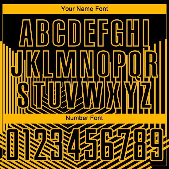 Gold Uniform Custom Jersey Geometric Lines Sublimation Soccer Black Gold Uniform Custom Jersey Geometric Lines Sublimation Soccer Black
