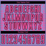 Uniform Shapes Blue Custom Pink-Black Geometric Abstract Light Jersey Soccer Sublimation Uniform Shapes Blue Custom Pink-Black Geometric Abstract Light Jersey Soccer Sublimation