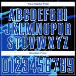 Splash Art Thunder Soccer Custom Jersey Uniform Blue-Sky Sublimation Abstract Black Fragment Blue Splash Art Thunder Soccer Custom Jersey Uniform Blue-Sky Sublimation Abstract Black Fragment Blue