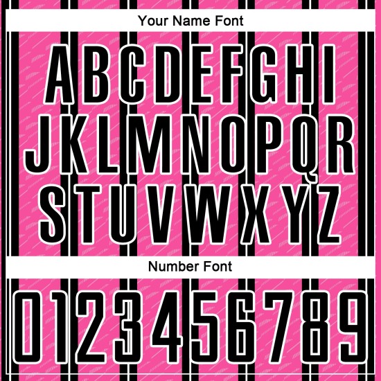 Line Sublimation Soccer Jersey Custom Uniform Black Pink-White Line Sublimation Soccer Jersey Custom Uniform Black Pink-White