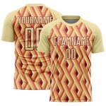 Sand Soccer Custom Shapes Geometric Uniform Sublimation Jersey Crimson Sand Soccer Custom Shapes Geometric Uniform Sublimation Jersey Crimson