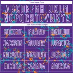 Orange-Teal Abstract Bay Uniform Soccer Purple Sublimation Fragment Jersey Art Custom Orange-Teal Abstract Bay Uniform Soccer Purple Sublimation Fragment Jersey Art Custom