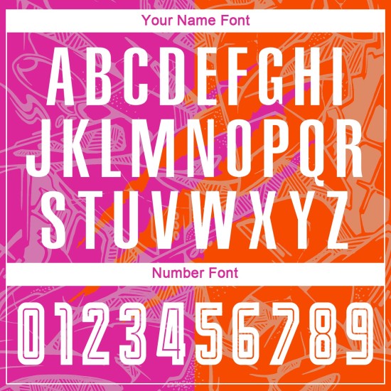 Scratch Pattern Soccer Jersey Sublimation Graffiti Uniform Custom Pink-Orange Deep Scratch Pattern Soccer Jersey Sublimation Graffiti Uniform Custom Pink-Orange Deep