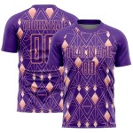 Uniform Jersey Sublimation Pink Geometric Shapes Purple Soccer Custom Light Uniform Jersey Sublimation Pink Geometric Shapes Purple Soccer Custom Light