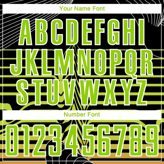 Green-White Neon Soccer Lines Sublimation Custom Black Uniform Jersey Green-White Neon Soccer Lines Sublimation Custom Black Uniform Jersey