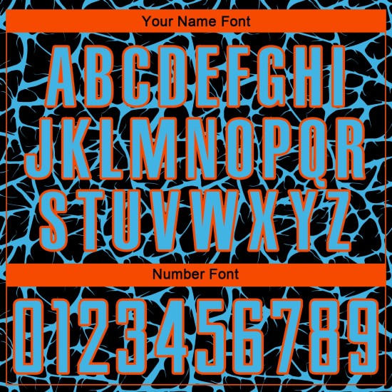 Network Sublimation Uniform Soccer Blue-Orange Custom Abstract Jersey Black Sky Splash Network Sublimation Uniform Soccer Blue-Orange Custom Abstract Jersey Black Sky Splash