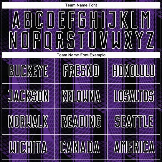 Soccer Black Jersey Uniform Purple-White Custom Abstract Network Sublimation Soccer Black Jersey Uniform Purple-White Custom Abstract Network Sublimation