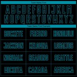 Sublimation Custom Soccer Fashion Uniform Teal Fade Pinstripe Jersey Black Sublimation Custom Soccer Fashion Uniform Teal Fade Pinstripe Jersey Black