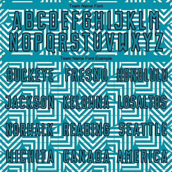 Custom Sublimation Teal Geometric Abstract Shapes Black Jersey Uniform Soccer Custom Sublimation Teal Geometric Abstract Shapes Black Jersey Uniform Soccer