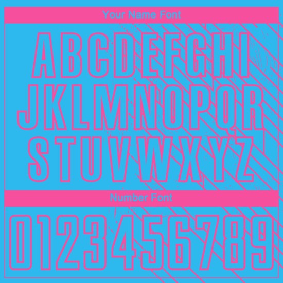 Pink Custom Sky Blue Jersey Uniform Soccer Lines Sublimation Pink Custom Sky Blue Jersey Uniform Soccer Lines Sublimation