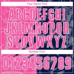Uniform Graffiti Pattern Jersey Pink-Navy Custom Sublimation Soccer Scratch Uniform Graffiti Pattern Jersey Pink-Navy Custom Sublimation Soccer Scratch