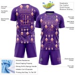 Uniform Jersey Sublimation Pink Geometric Shapes Purple Soccer Custom Light Uniform Jersey Sublimation Pink Geometric Shapes Purple Soccer Custom Light