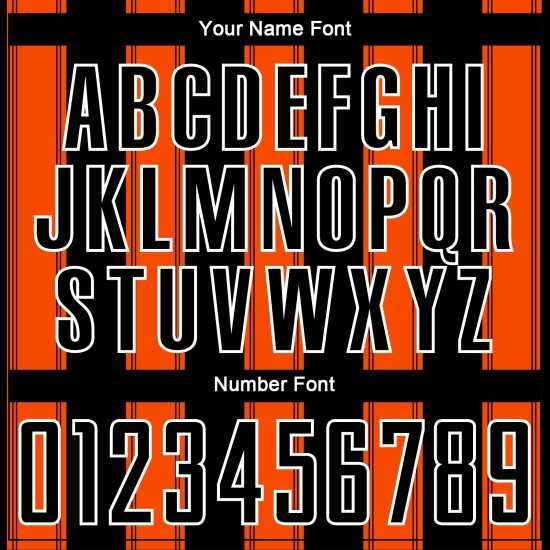 Custom Uniform Jersey Sublimation Soccer Orange-White Line Black Custom Uniform Jersey Sublimation Soccer Orange-White Line Black