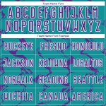 Jersey Purple-White Lines Sublimation Uniform Teal Custom Abstract Soccer Jersey Purple-White Lines Sublimation Uniform Teal Custom Abstract Soccer
