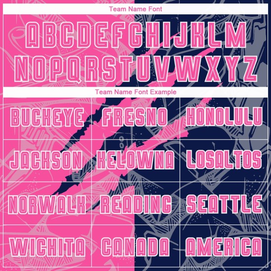 Uniform Graffiti Pattern Jersey Pink-Navy Custom Sublimation Soccer Scratch Uniform Graffiti Pattern Jersey Pink-Navy Custom Sublimation Soccer Scratch
