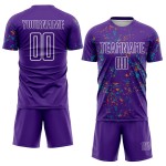 Orange-Teal Abstract Bay Uniform Soccer Purple Sublimation Fragment Jersey Art Custom Orange-Teal Abstract Bay Uniform Soccer Purple Sublimation Fragment Jersey Art Custom