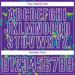 Purple Soccer Neon Green-Teal Uniform Jersey Abstract Fragment Sublimation Art Custom Purple Soccer Neon Green-Teal Uniform Jersey Abstract Fragment Sublimation Art Custom