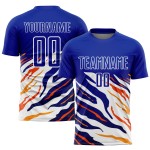 Yellow-Red Sublimation Custom Royal Uniform Soccer Jersey Yellow-Red Sublimation Custom Royal Uniform Soccer Jersey